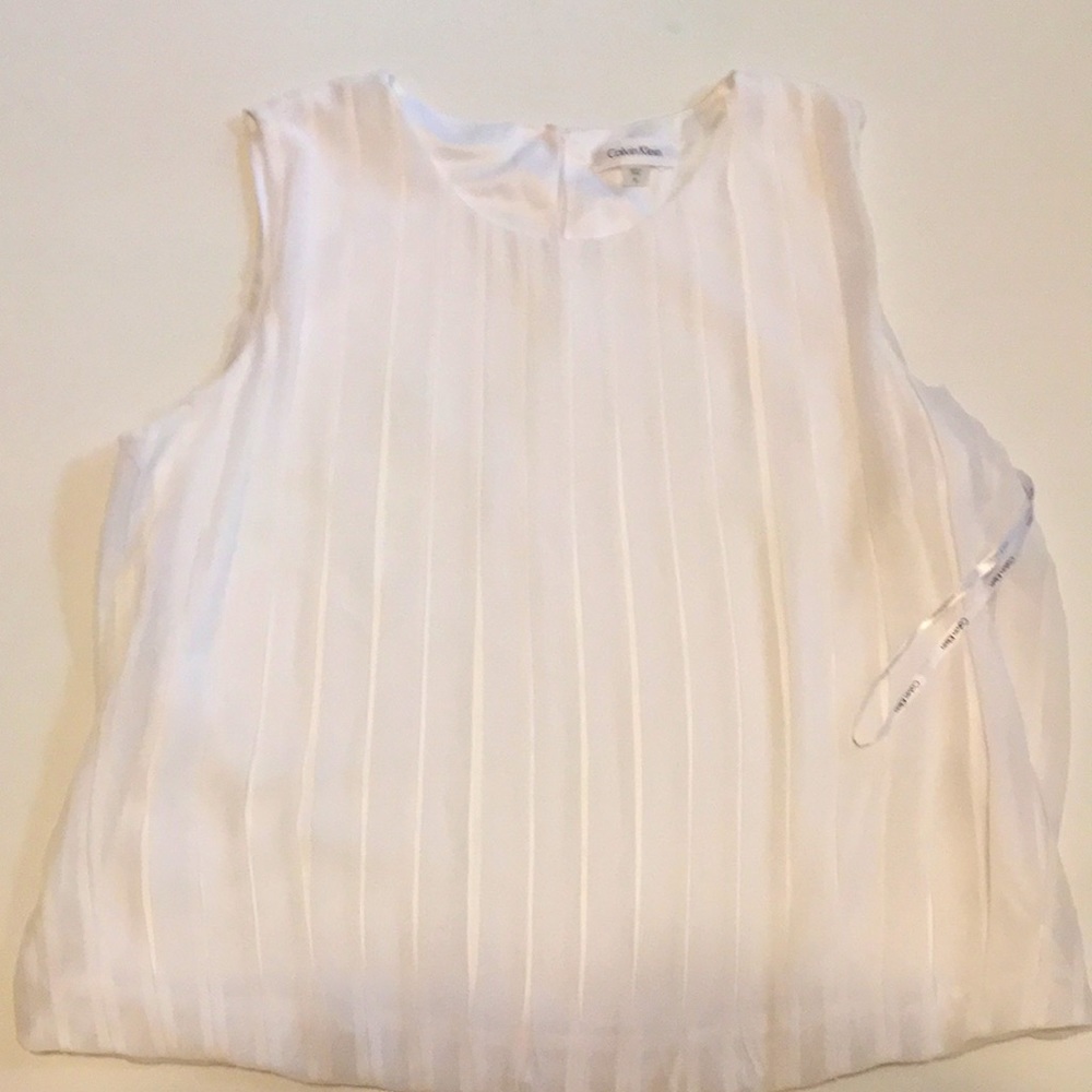 Calvin Klein sleeveless blouse